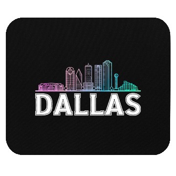 Discover Dallas City Texas Dallas Mouse Pads