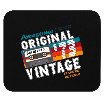 Discover 1973 Vintage Birthday Vintage Gift Retro Mouse Pads