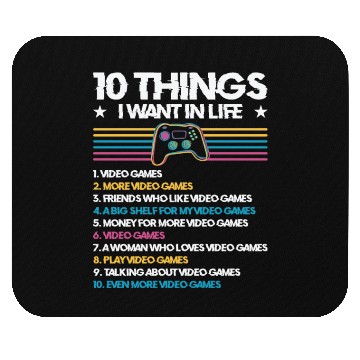 Discover Gaming Gamer Playing Video Game Computer Mouse Pads