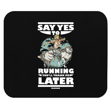 Discover Run jogging sport race training gift Mouse Pads