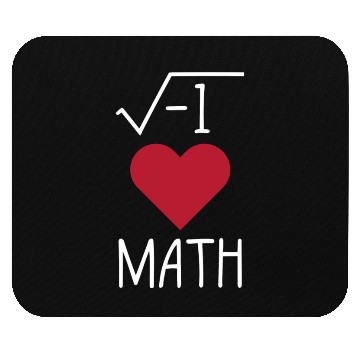 Discover Funny I Love Math Mouse Pads