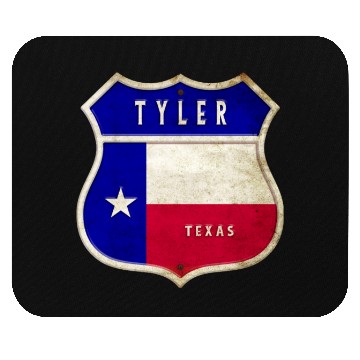 Discover Tyler Texas crest flags design Mouse Pads