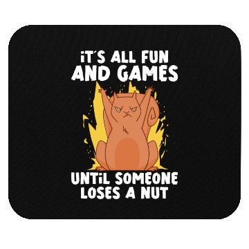 Discover Funny Squirrel Fan Squirrel Lover Chipmunk Addict Mouse Pads