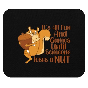 Discover Funny Squirrel Fan Squirrel Lover Chipmunk Addict Mouse Pads