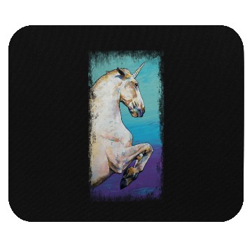 Discover White Unicorn Design Mouse Pads