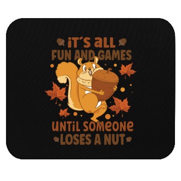 Discover Funny Squirrel Fan Squirrel Lover Chipmunk Addict Mouse Pads