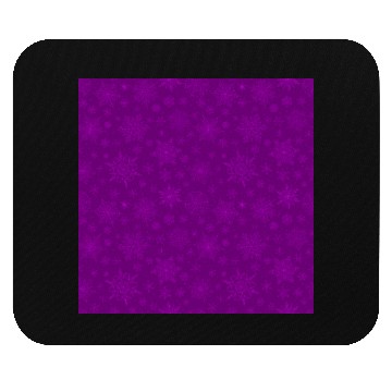 Discover Purple Snowflakes Pattern Mouse Pads