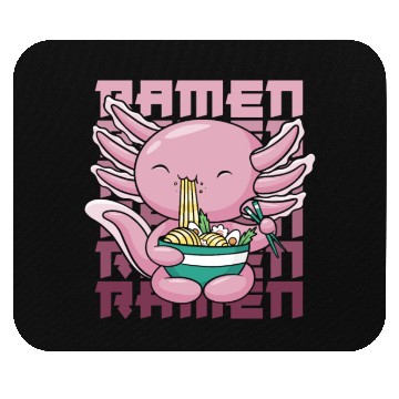 Discover Axolotl Ramen Funny Ramen Lover Gift Mouse Pads