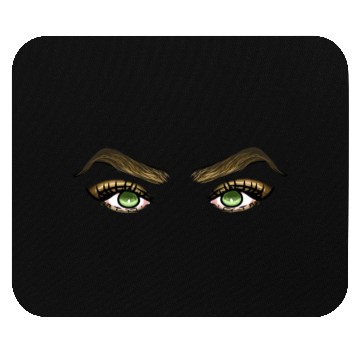 Discover Eye icon peep eye green Mouse Pads