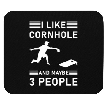 Discover I like cornhole and maybe 3 people - Bean Bag Toss Mouse Pads