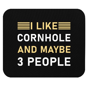 Discover I like cornhole and maybe 3 people - Bean Bag Toss Mouse Pads