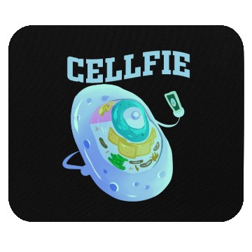 Discover Funny Cellfie Cell Biology Teacher Selfie Dad Mouse Pads