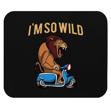 Discover Scooter Bike Scoot Moped I'm So Wild Mouse Pads