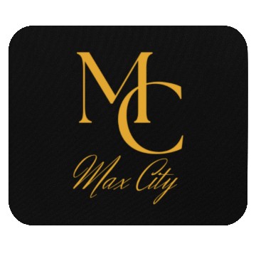 Discover Black Gold Luxury Max City Mouse Pads