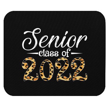 Discover Senior Class Of 2022 Leopard Print Mouse Pads