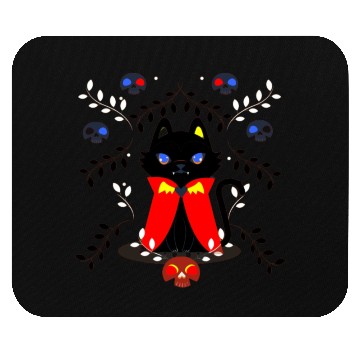 Discover Vampire cat Mouse Pads