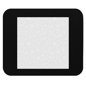 Discover Light Grey Snowflakes Pattern Mouse Pads