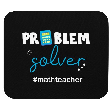 Discover Problem Solver Math Teacher Mouse Pads