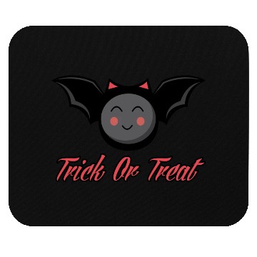 Discover Cute Bat trick or treat Mouse Pads