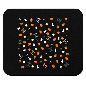 Discover Trick or Treat Pattern Mouse Pads