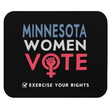 Discover Minnesota Women Vote Voter 2022 Election Feminist Mouse Pads
