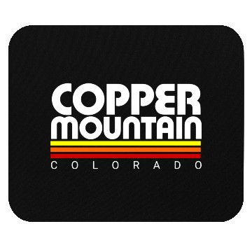 Discover Retro Copper Mountain Colorado Mouse Pads
