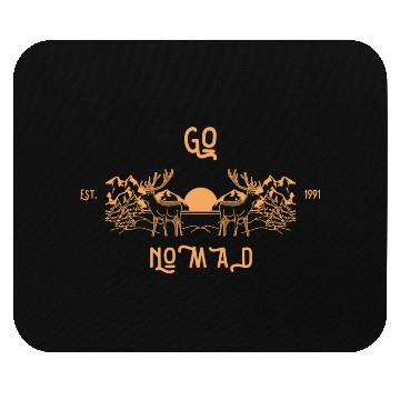 Discover Go Nomad - The Nomad Lifestyle Mouse Pads