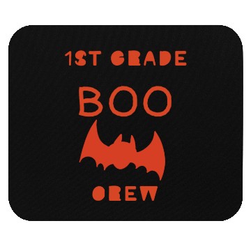 Discover 1st grade boo bat crew Mouse Pads