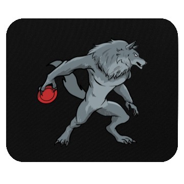 Discover Disc Golf Werewolf Mouse Pads
