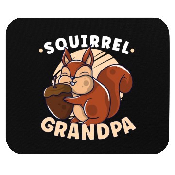 Discover Funny Squirrel Fan Squirrel Lover Chipmunk Addict Mouse Pads
