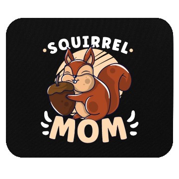 Discover Funny Squirrel Fan Squirrel Lover Chipmunk Addict Mouse Pads