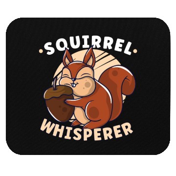 Discover Funny Squirrel Fan Squirrel Lover Chipmunk Addict Mouse Pads