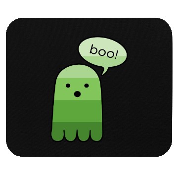 Discover Green Boo Ghost Halloween Mouse Pads
