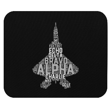 Discover Military Jet Pilot Gift Aviation Phonology Mouse Pads