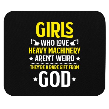 Discover Heavy Equipment Operator Excavator Driver Operator Mouse Pads