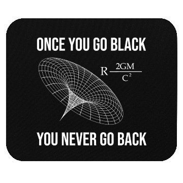 Discover Funny Science Physicist Black Hole Physics Mouse Pads