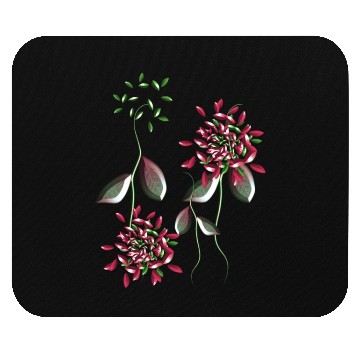Discover abstract plants nature flowers Mouse Pads