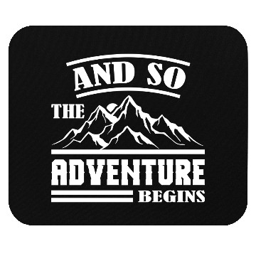 Discover The Adventure Begins Mouse Pads