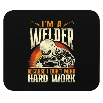 Discover Welder Welding Vintage Retro I'm A Mouse Pads
