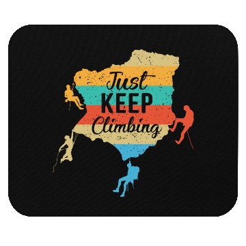 Discover Climbing Mountaineering Climber Mountains Hiking Mouse Pads