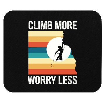 Discover Climbing Mountaineering Climber Mountains Hiking Mouse Pads