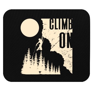 Discover Climbing Mountaineering Climber Mountains Hiking Mouse Pads