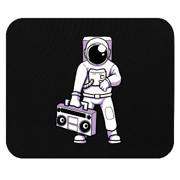 Discover Astronaut Ghetto Blaster Mouse Pads