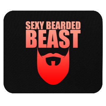 Discover Sexy Bearded Beast 2 Mouse Pads