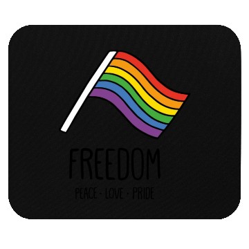 Discover LGBTQ+ Freedom Flag Mouse Pads