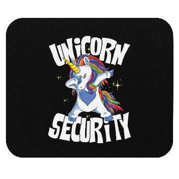 Discover Unicorn security Mouse Pads