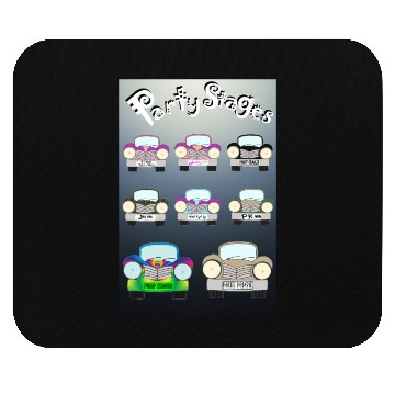 Discover Old Car Poster Party Stages #2 Mouse Pads