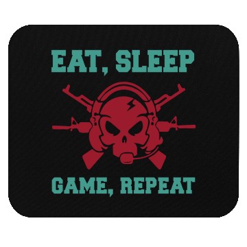 Discover Eat Sleep Game Repeat | Video Game Console Gaming Mouse Pads