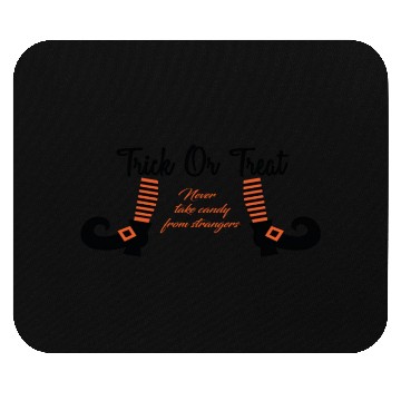 Discover trick or treat Mouse Pads