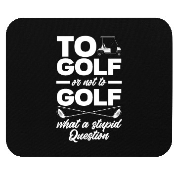 Discover Funny Golf Golfer Golfing Gift Mouse Pads